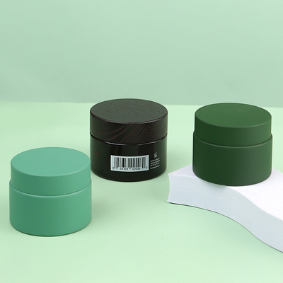 Straight Side Cosmetic Bottle Packaging 1 oz 2oz 4oz Clear Glass Cream Cosmetics Jar