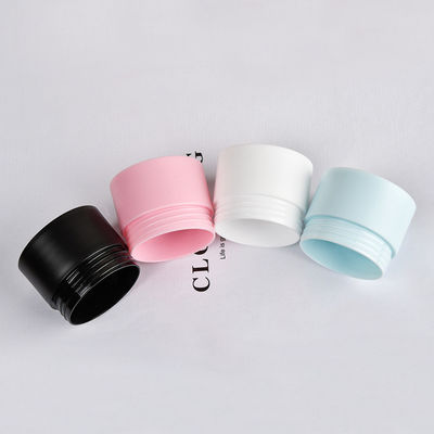 PP Double Wall Round Jar for Face Cream Sample 3g5g10g15g30g Black White Blue Pink Matte Custom Empty Plastic Nail Gel Jar