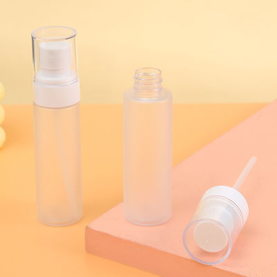 4oz 5oz 100ml PET Sanitizer Bottle Customize Color or Label Transparent Frosted Travel Perfume Spray Bottle for Cosmetic